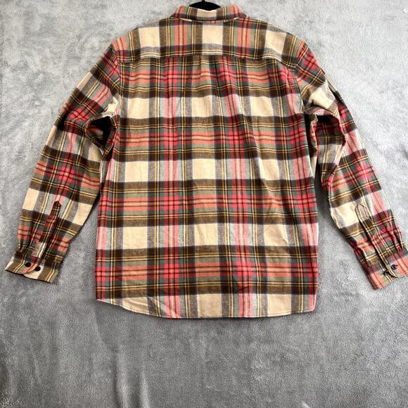 LL Bean Scotch Plaid Heavy Flannel Men's XL Apple Cinnamon Lumberjack NWT - Picture 5 of 12
